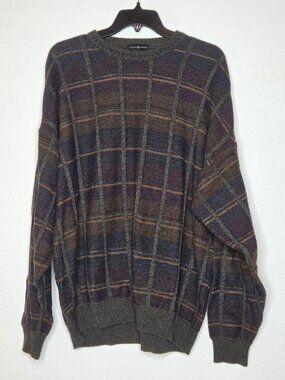 Vintage Cotton Traders Men's Multicolor Sweater XXL Grandpa Core